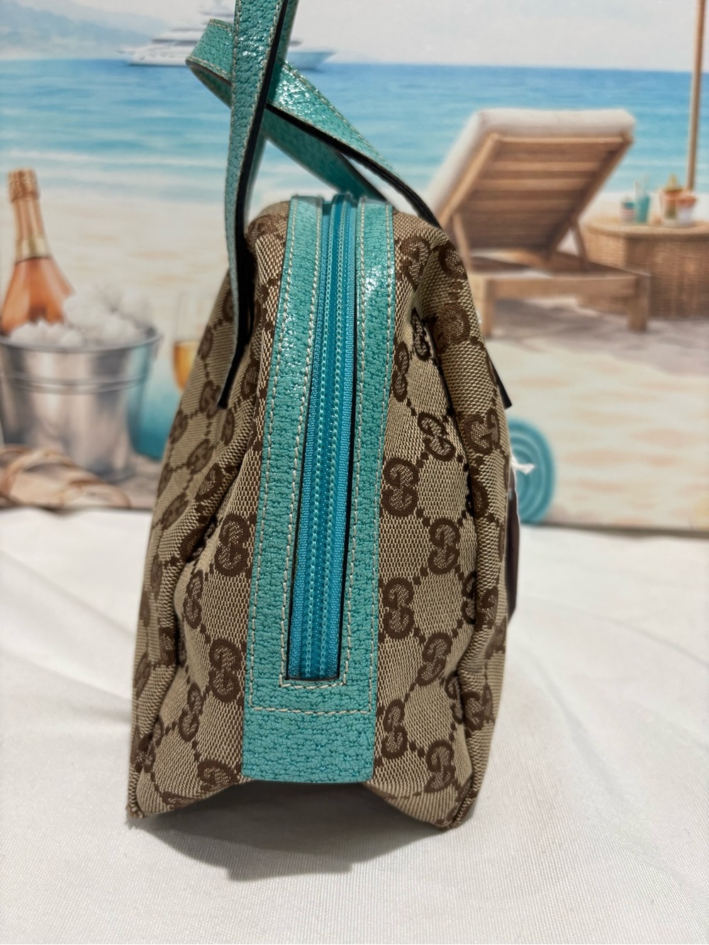 Authentic Gucci GG Canvas Mini Dome Handbag with Certificate - Picture 5 of 13